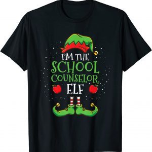 Im The School Counselor Elf Christmas Classic Shirt