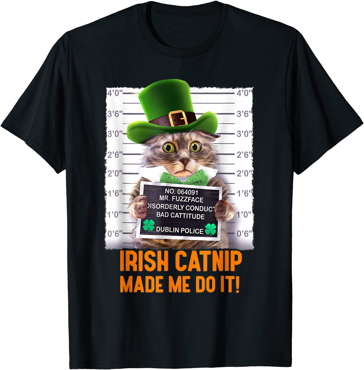 Irish Catnip Made Me Do It! St. Patrick's Day Cat Classic Shirt