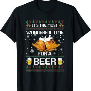 It's The Most Wonderful Time For A Beer Christmas Ugly 2022 Shirt