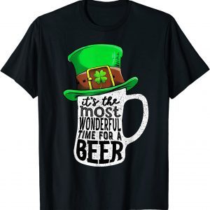 It's The Most Wonderful Time For A Beer Hat St Patrick's Day Classic Shirt