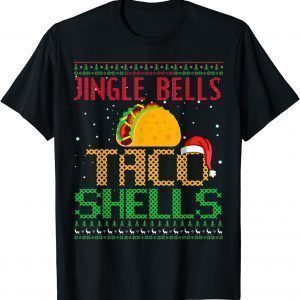 Jingle Bell Taco Shells Ugly Christmas Mexican Unisex Shirt