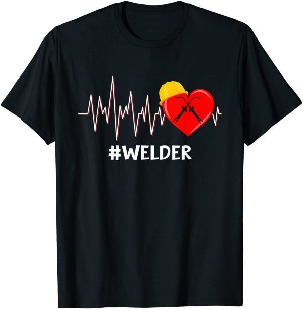 Jobs Heart Cute Welder Couples Valentines Day 2022 Shirt