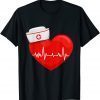Jobs Love Heart Nurse Valentines Day T-Shirt