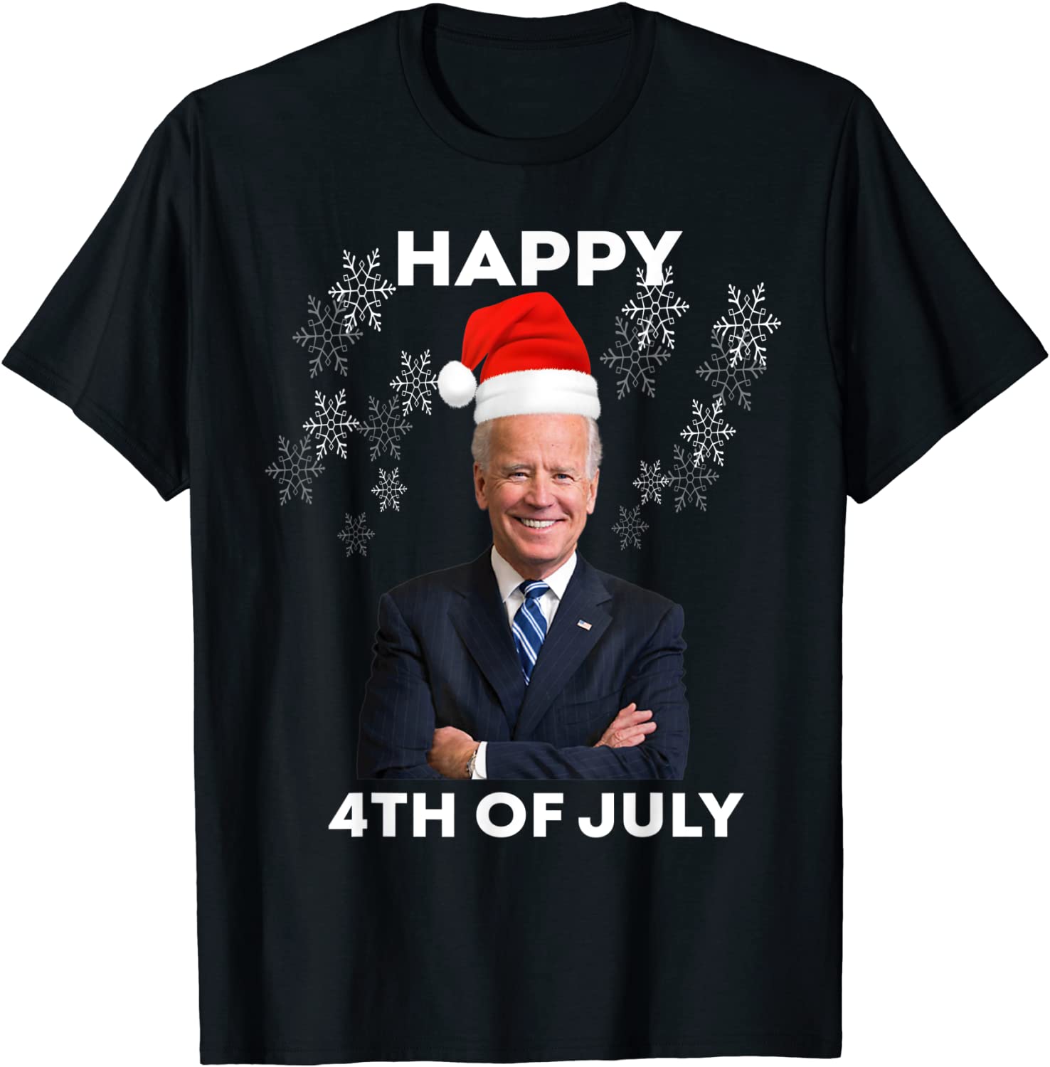 Joe Biden Happy 4th of July Christmas Sweater Merry T-Shirt