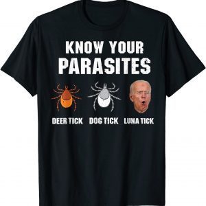 Know your parasites - Anti Joe Biden T-Shirt