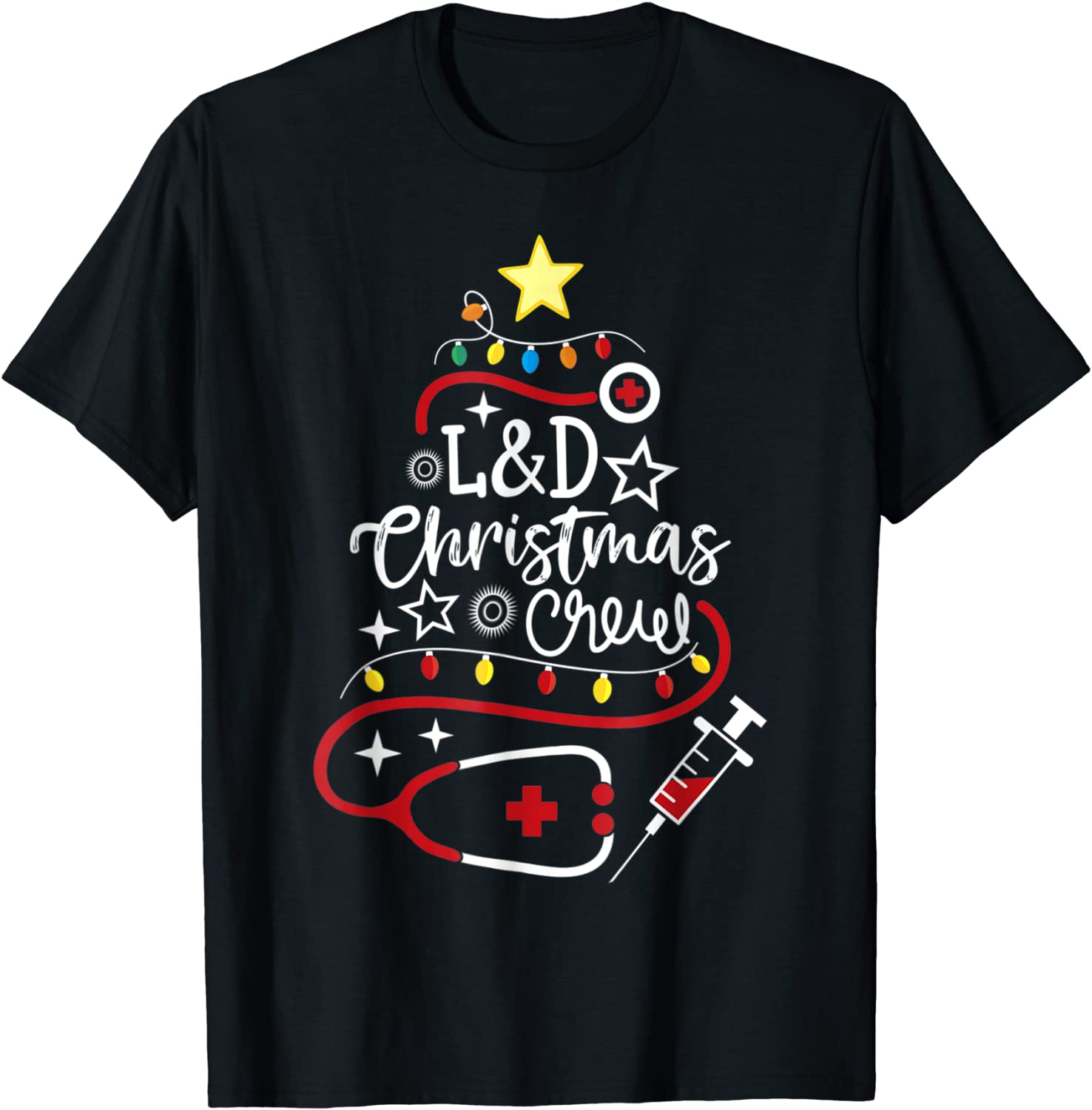 L&D Christmas Crew Labor and Delivery Nurse Techs Secretary 2022 Shirt