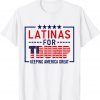 Latinas For Trump Hispanic Conservative Pro Trump 2020 Classic Shirt