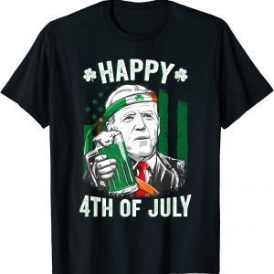 Leprechaun Biden Happy 4th Of July St Patrick's Day 2022 Shirt
