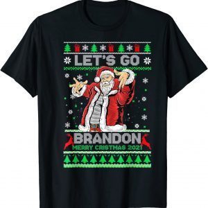 Lets Bandon Santa Claus Christmas Xmas Ugly Sweater Gift T-Shirt