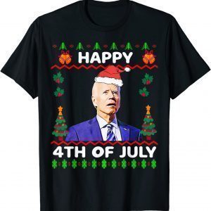 Let's Go 2024 Brandon Happy 4th of July Ugly Christmas Classic Shirt