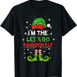 Let's Go Brandon Anti Joe Biden Christmas Elf Costume Classic Shirt