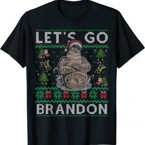 Let's Go Brandon Impeach 46 Anti Biden Ugly Christmas Classic Shirt