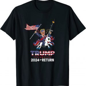 Lets Go Brandon Trump Return 2024 Classic Shirt