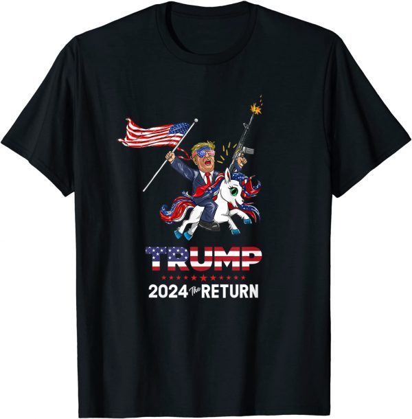 Lets Go Brandon Trump Return 2024 Classic Shirt