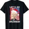Let's Go Branson Brandon Christmas Lights Santa Classic Shirt
