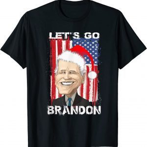 Let's Go Branson Brandon Christmas Lights Santa Classic Shirt