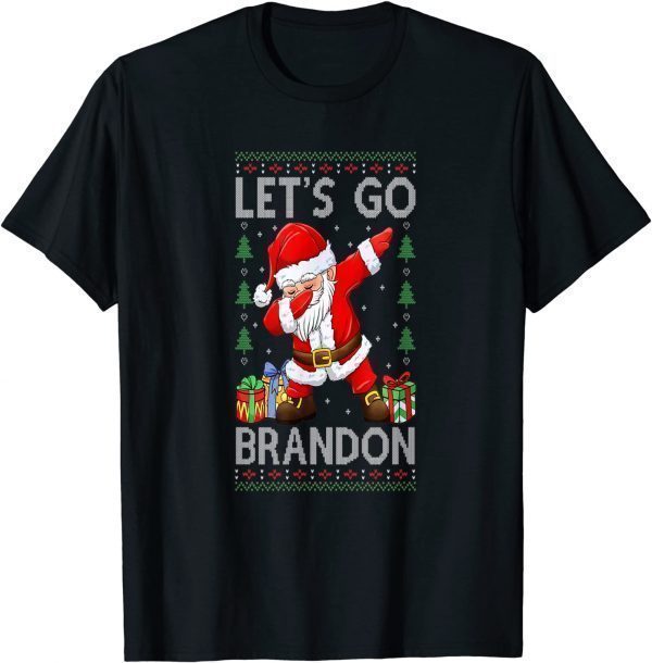 Let's Go Branson Brandon Christmas Lights Xmas Classic Shirt