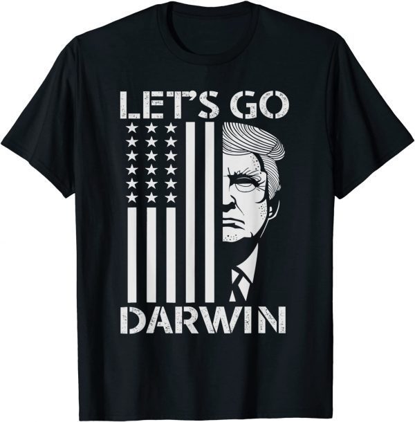 Lets Go Darwin American Flag Vintage Gift Shirt