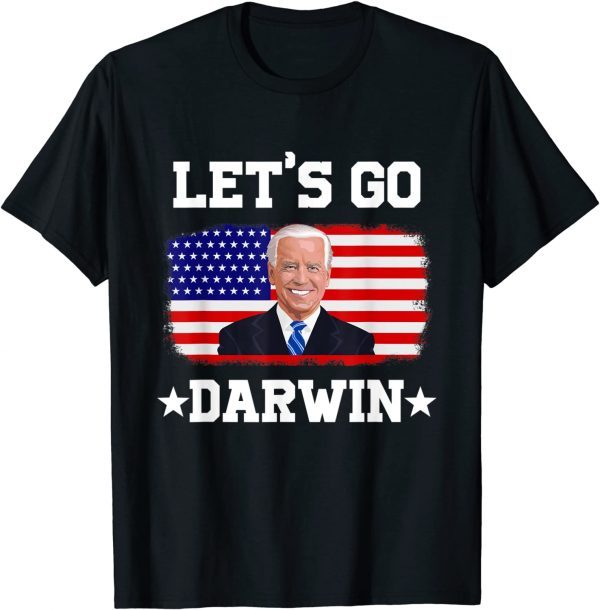 Let's Go Darwin Biden America Flag Classic Shirt