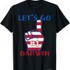 Let's Go Darwin Liberal Number Finger Stripe Limited Shirt