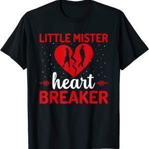 Little Mister Heart Breaker Valentine's Day Love Hearts Classic Shirt