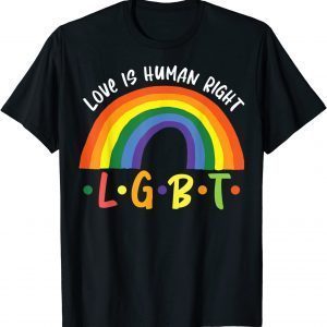 Love Is Human Right LGBT Pride Valentine's Day LGBT 2022 Shirt