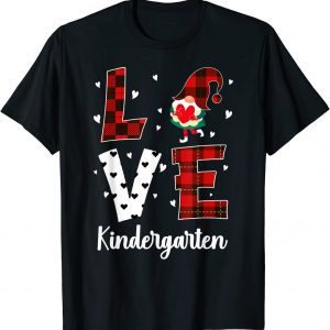 Love Leopard Teacher 100 Days Of Gnomes Kindergarten Outfits 2022 Shirt