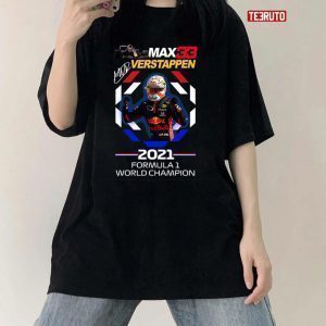 Max Verstappen 2021 Formula 1 World Champion official Shirt