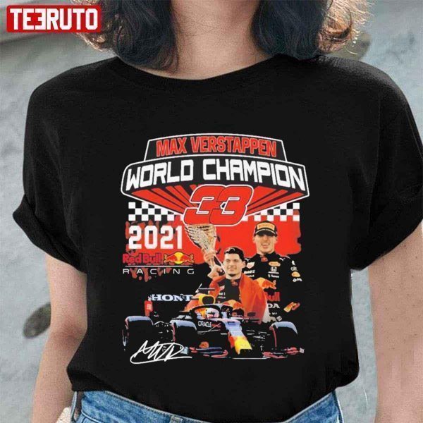 Max Verstappen 33 Champions World 2021 Classic Shirt