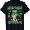 Merry 4th Of St Patrick's Day Joe Biden Leprechaun Hat Ugly 2022 Shirt