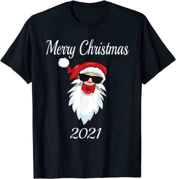 Merry Christmas 2021 Laughing Santa Classic Shirt