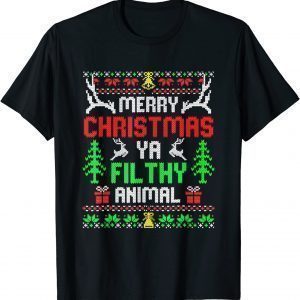 Merry Christmas Animal Filthy Ya 2022 Gift Shirt