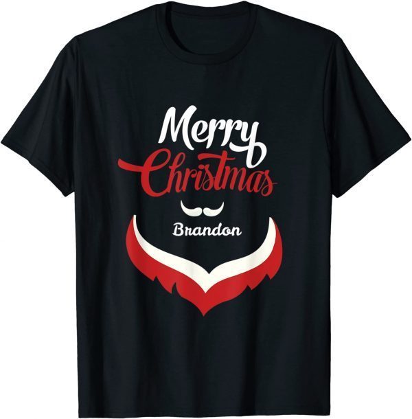 Merry Christmas Bransdon Brandon Christmas Santa cool Beard Classic Shirt