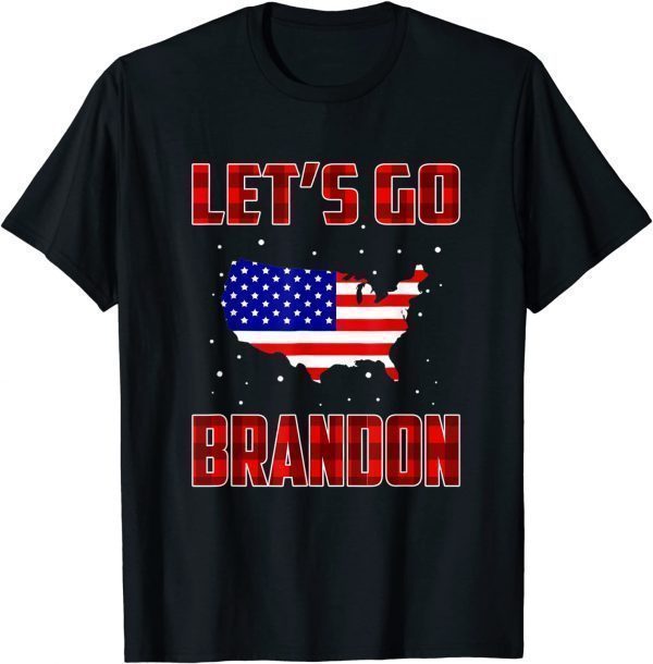 Merry Christmas Let's go Branson Brandon Buffalo Plaid Unisex Shirt