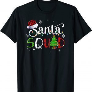 Merry Christmas Light Santa Squad Family Matching Pajama Classic Shirt