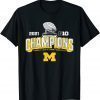 Michigan Big Ten 2021 East Division Champ Champions Tee Shirt