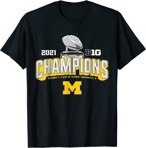 Michigan Big Ten Championships 2022 Official T-Shirt