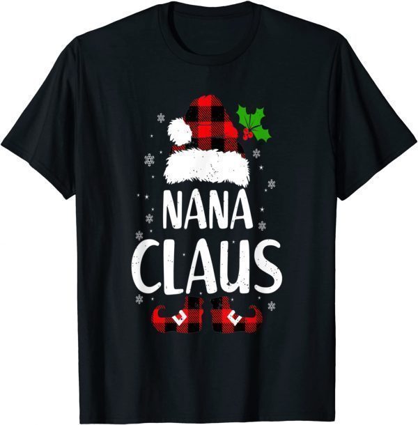 Nana Claus Christmas Pajamas Santa Classic Shirt