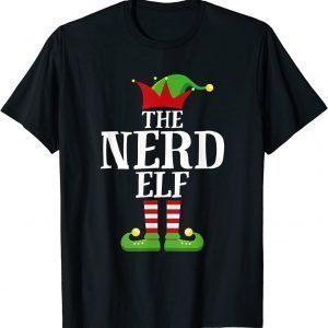 Nerd Elf Family Matching Christmas Group Elf Pajama Classic Shirt