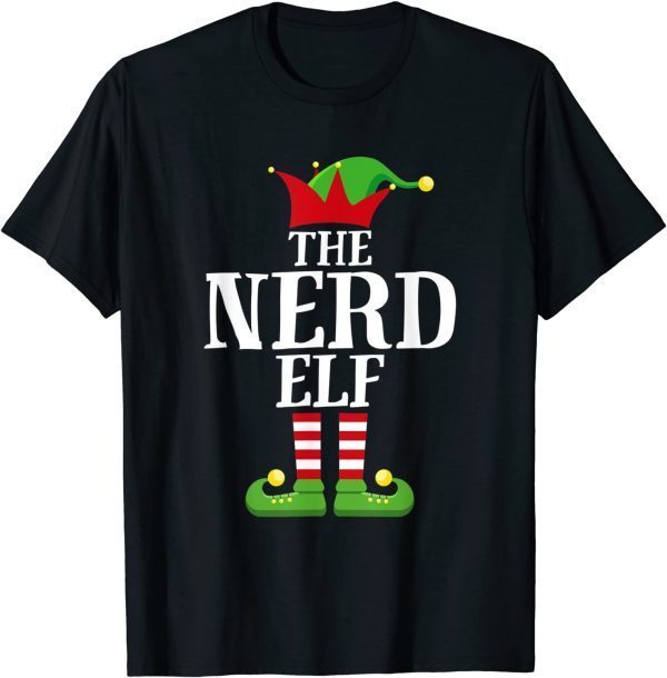 Nerd Elf Family Matching Christmas Group Elf Pajama Classic Shirt