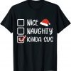 Nice Naughty Kinda Sus Christmas List Santa Pajama 2022 Shirt
