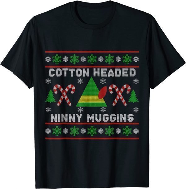 Ninny Muggins! Cotton Headed Christmas Elf Holiday Classic Shirt