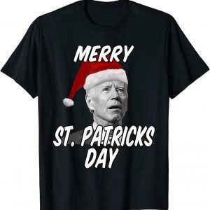 President Biden Merry St. Patricks Day Christmas Anti Biden Classic T-Shirt