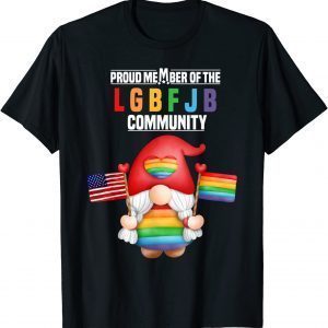 Proud Member Of LGBFJB Community Santa Claus Flag USA&LGBT Classic Shirt