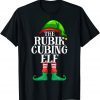 Rubik Cubing Elf Matching Family Christmas Party Pajama 2022 T-Shirt