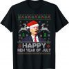 Santa Joe Biden New Year Of July Ugly Christmas Sweater Classic Shirt