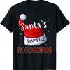 Santa's Favorite Paramedic Christmas Pajama T-Shirt