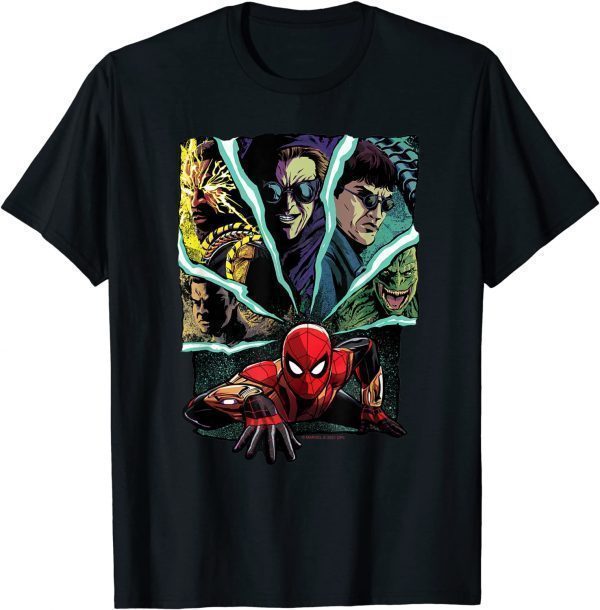 Spider-Man: No Way Home Spider-Man and Foes Gift Shirt