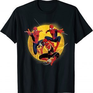 Spider-Man: No Way Home Spider-Men In Action 2022 T-Shirt