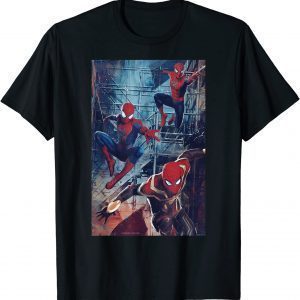 Spider-Man No Way Home Spider-Men Jump Limited Shirt